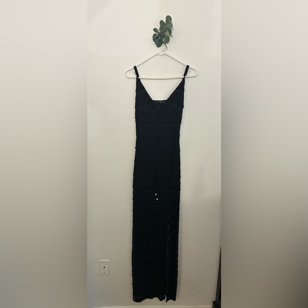 Elegant Black Lace Dress